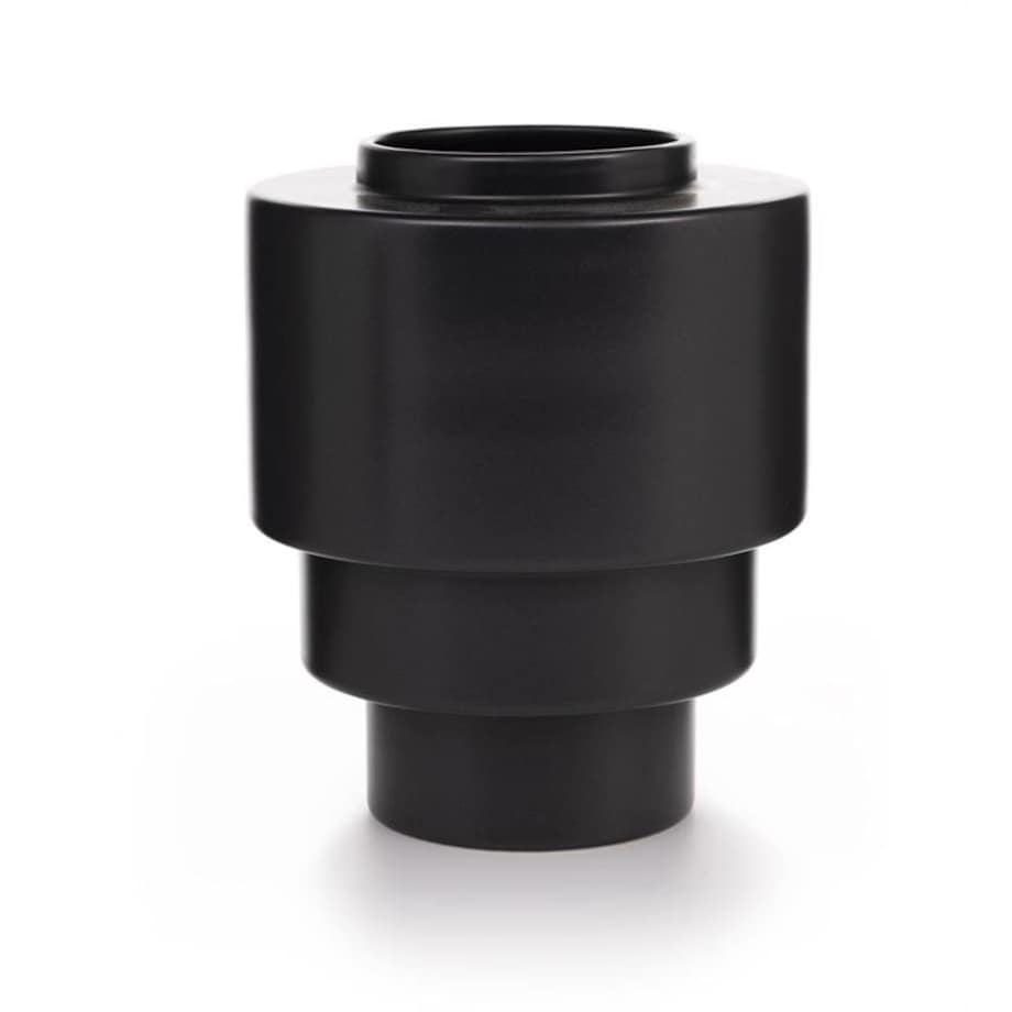 Wazon ceramiczny AKKA 19,5 cm czarny Markslojd – elegancka dekoracja do salonu i nowoczesnego wnętrza