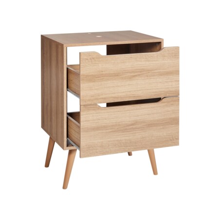 Szafka pod umywalkę CARIACICA 60 cm Jasnobrązowy