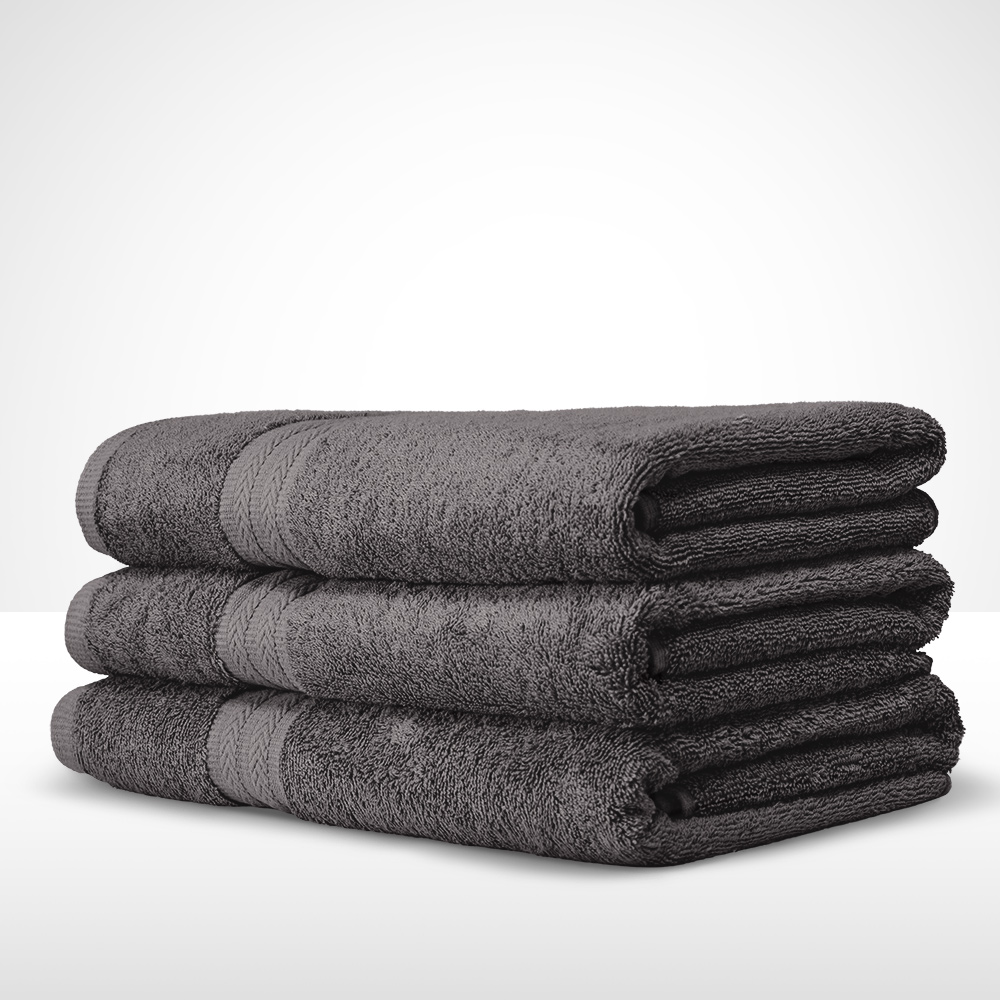 Ręcznik 70x140 cm bawełniany FORUM 550 g/m2 grafitowy