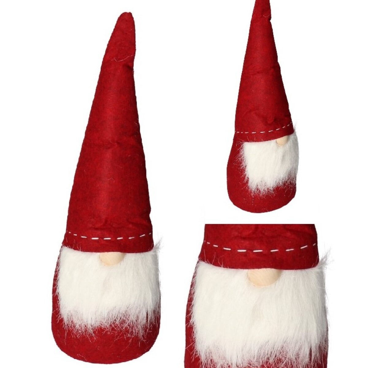 Skrzat Krasnal Mikołaj Gnom Świąteczny Duży 50Cm