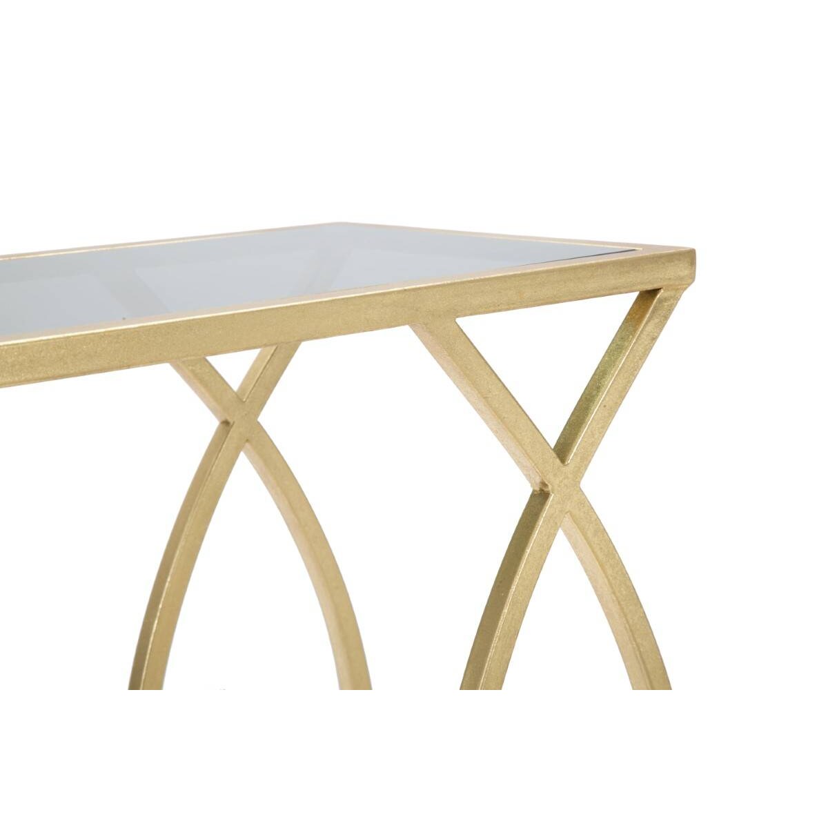 Stolik pomocniczy w stylu glamour, wys. 60 cm