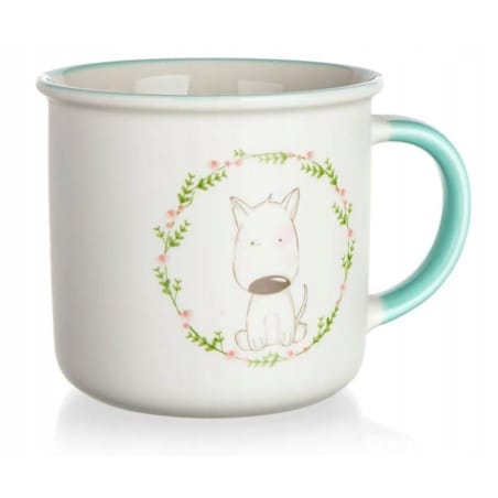 KUBEK CERAMICZNY piesek 400 ml na napoje herbatę