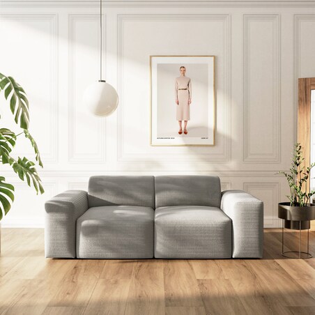Villet Sofa 2 osobowa szara