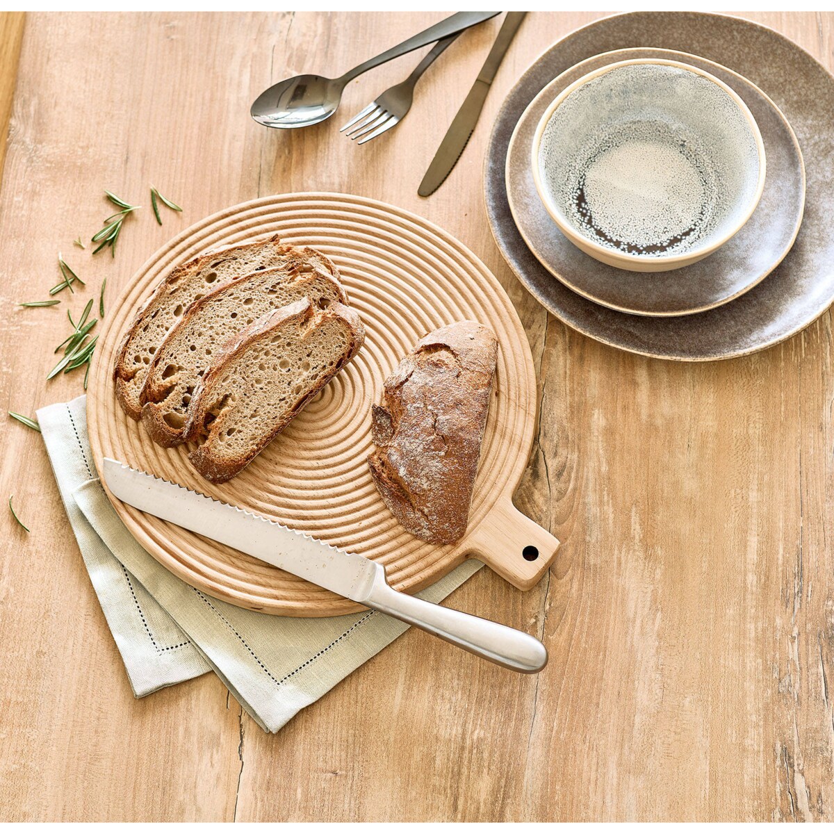 Okrągła gruba deska do krojenia, Ø 30,5 cm