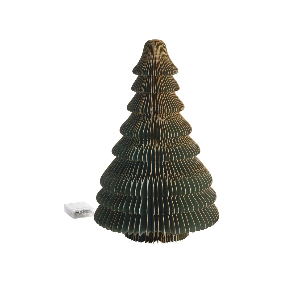 Dekoracja świąteczna LED ANDAN Choinka 41 cm Zielony