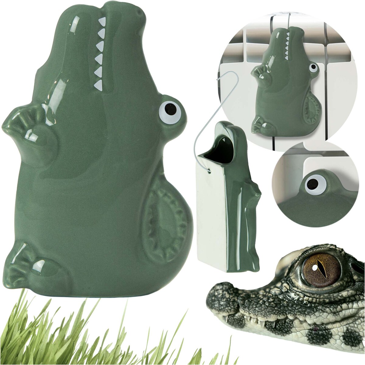 Nawilżacz Powietrza Na Grzejnik Kaloryfer 16 Cm Dla Dziecka Do Pokoju Krokodyl