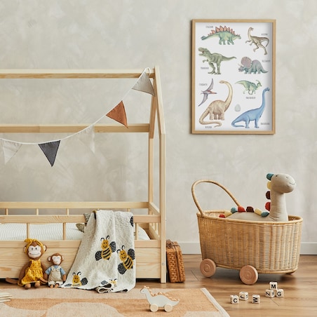Plakat dla dzieci Dinozaury 50x70