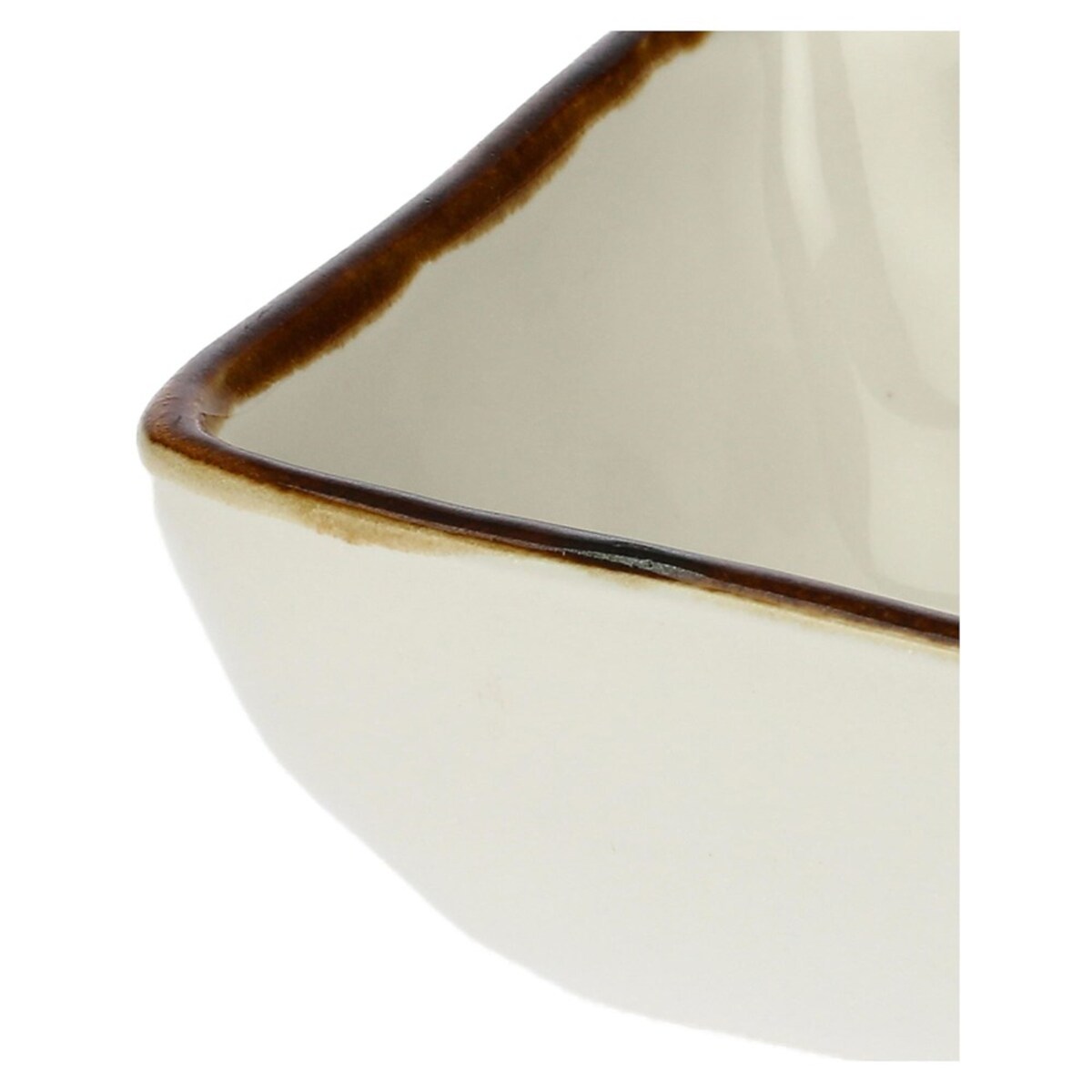 Zestaw 6 kwadratowych miseczek Concerto Avorio - Kość słoniowa, 8 cm