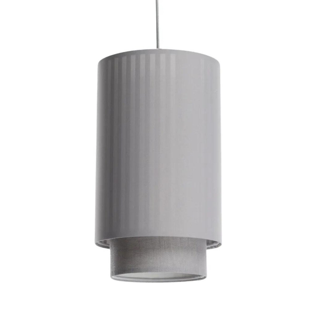 Lampa wisząca DUO LAMI LINE 20 szara