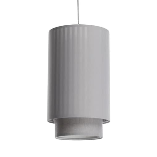 Lampa wisząca DUO LAMI LINE 20 szara