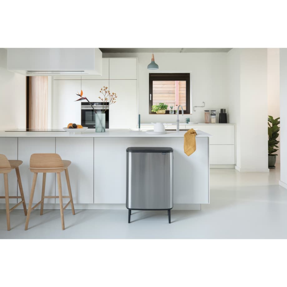 Kosz na śmieci Touch Bin Bo 2x30l Stalowy mat 130649