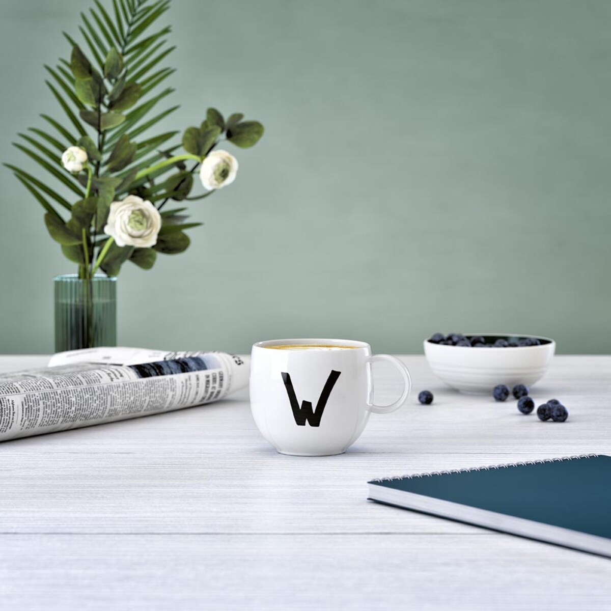 Kubek z literą W Letters, Villeroy & Boch