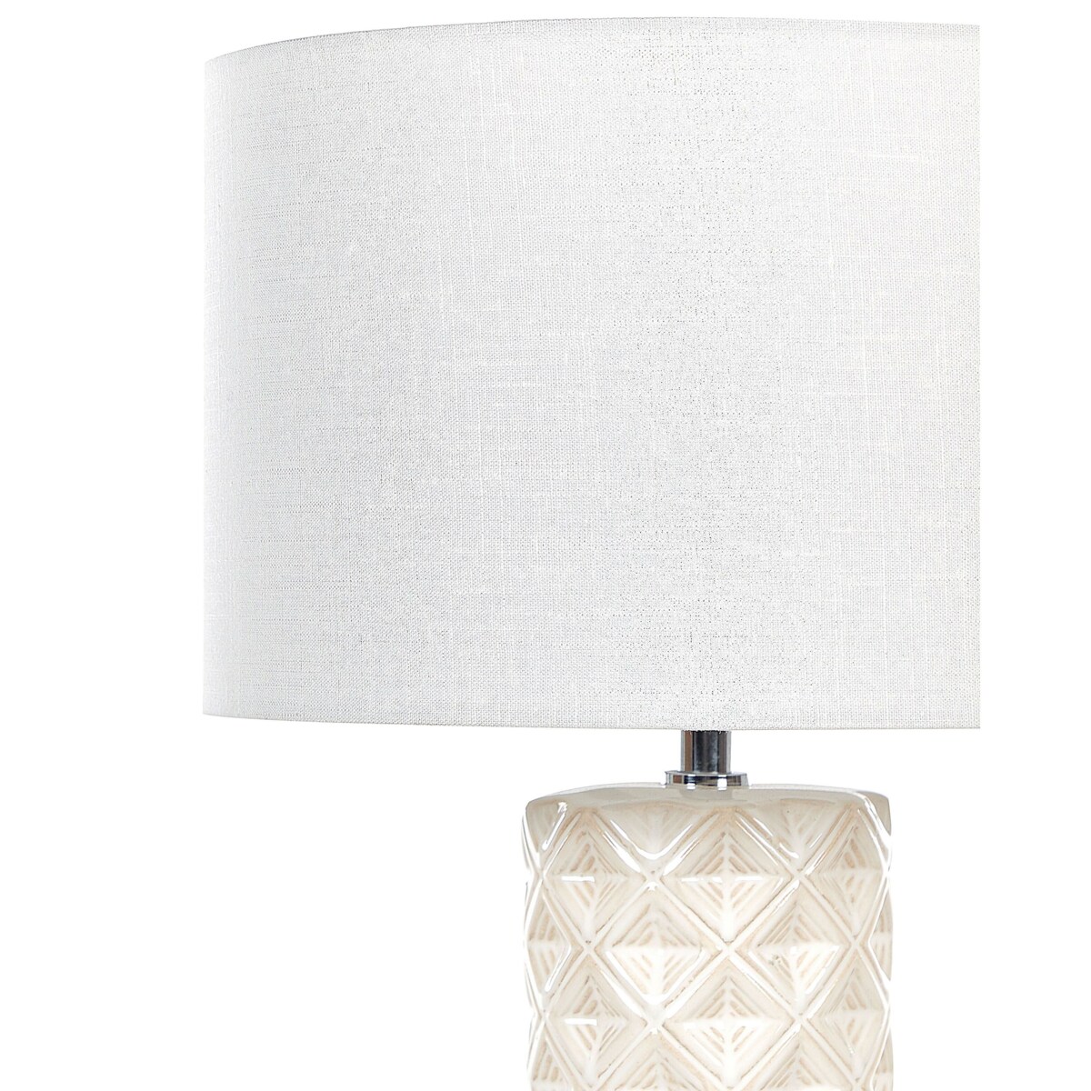 Lampa stołowa ceramiczna beżowa BALONNE