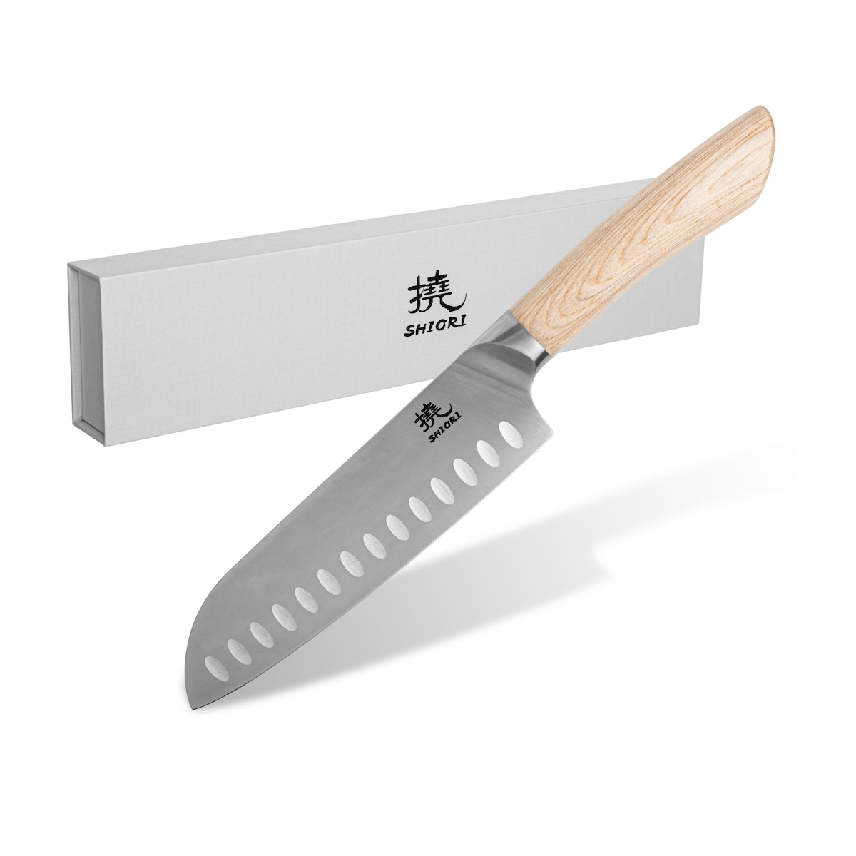 Shiori 撓 Shinogi Santoku - uniwersalny, wielozadaniowy nóż szefa kuchni