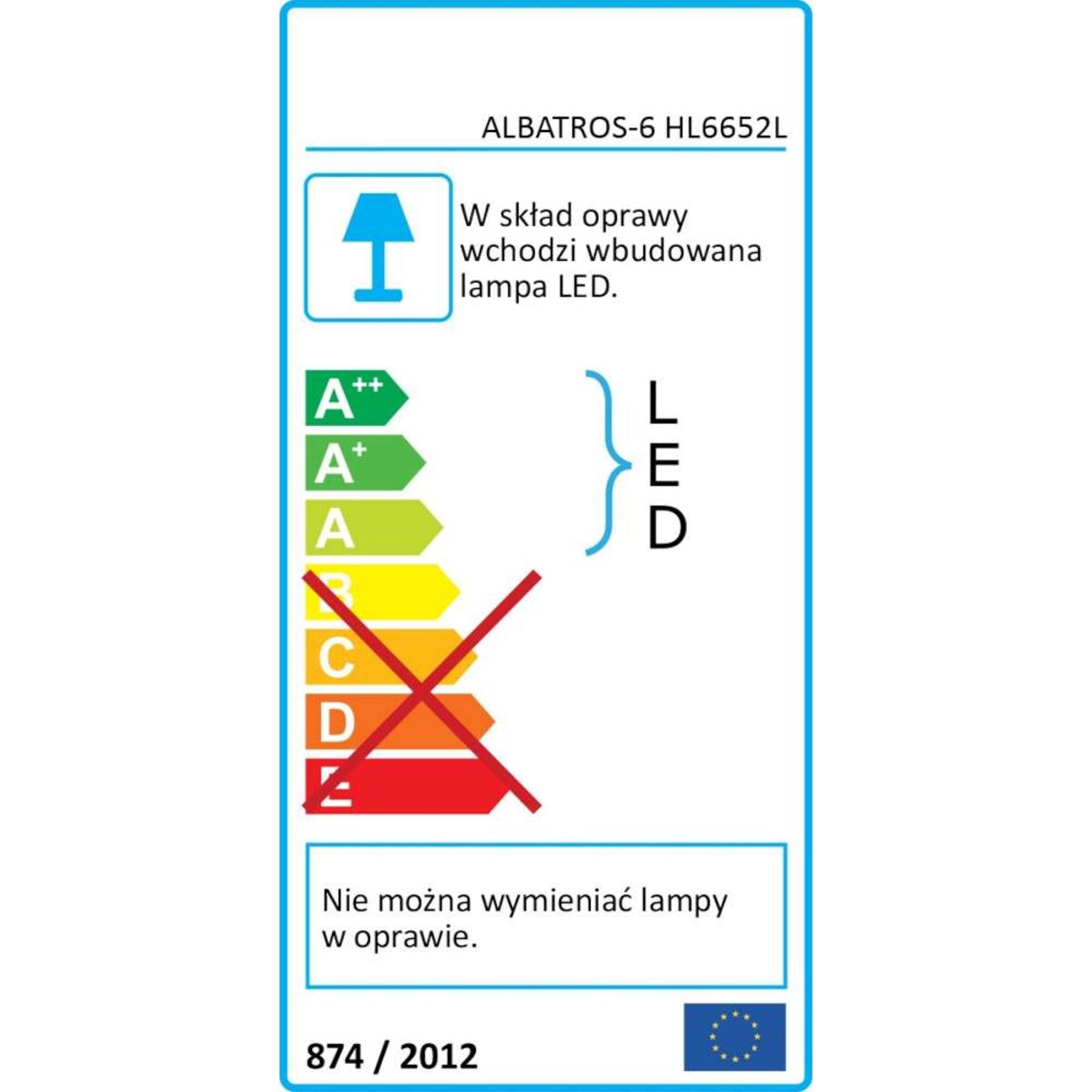 Kinkiet LAMPA ścienna ALBATROS-4 HL6652L 02482 Ideus metalowa OPRAWA galeryjka LED 6W 4200K listwa nad obraz chrom