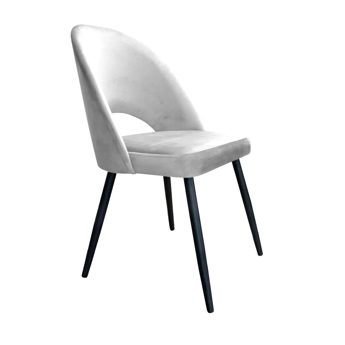 Krzesło ISKAR VELVET jasno szare