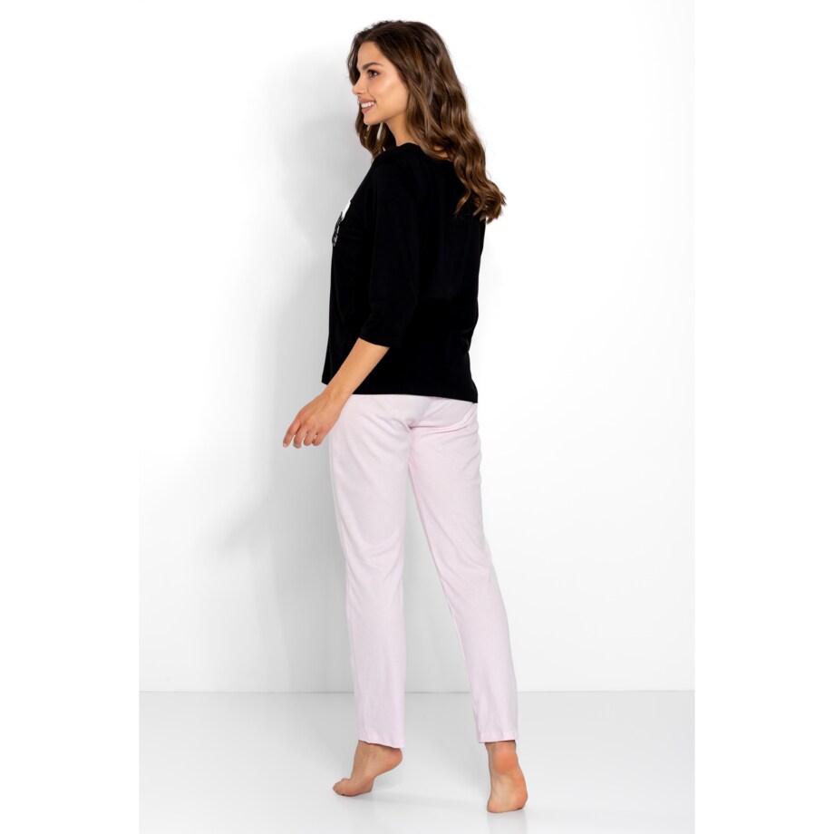 Piżama Ashley Black-Pink, S