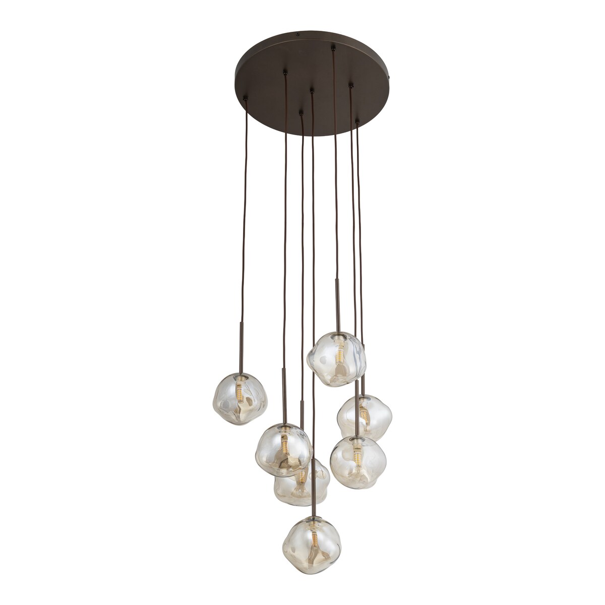 Lampa wisząca TK Lighting LAVA BROWN 11328 brązowa, nowoczesna дизайнерская
