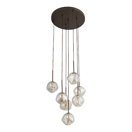 Lampa wisząca TK Lighting LAVA BROWN 11328 brązowa, nowoczesna дизайнерская