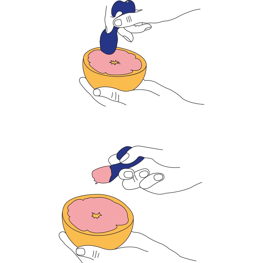 Zestaw obieraczek do cytrusów ENERGY, 3 sztuki łyżeczki, KOZIOL