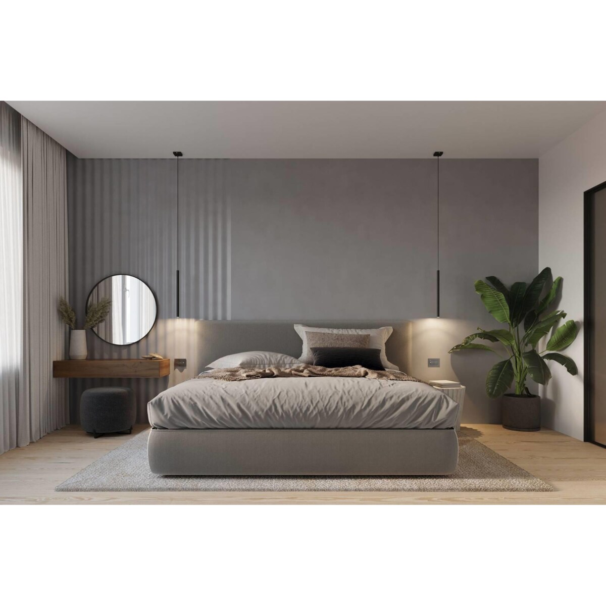 Lampa wisząca PASTELO 5 czarna