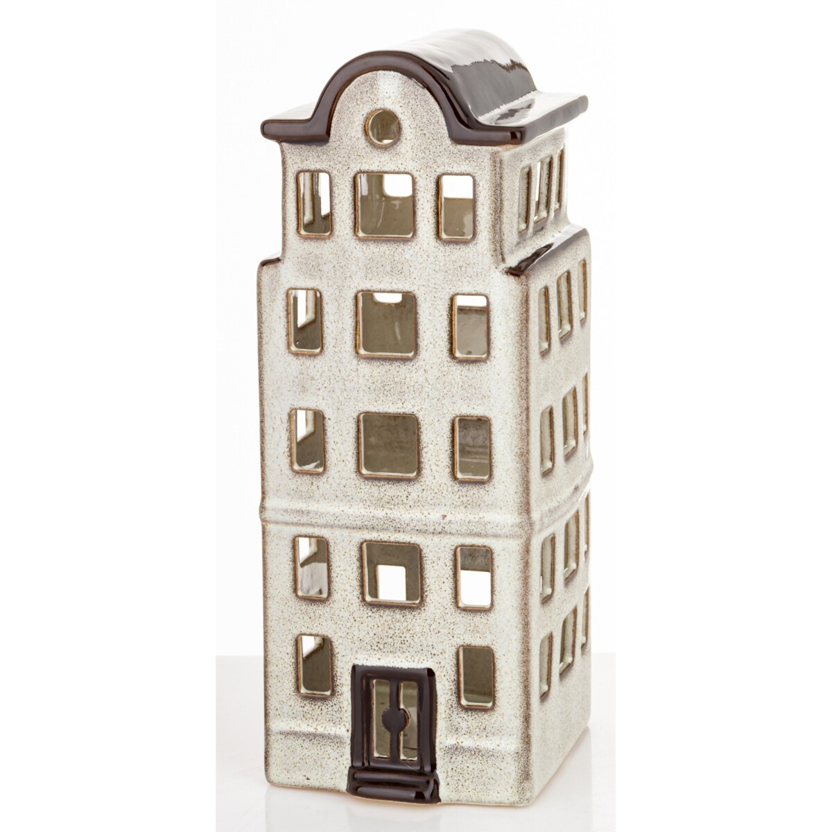 Domek kamienica LED 26x10x11 cm BALAY brązowy