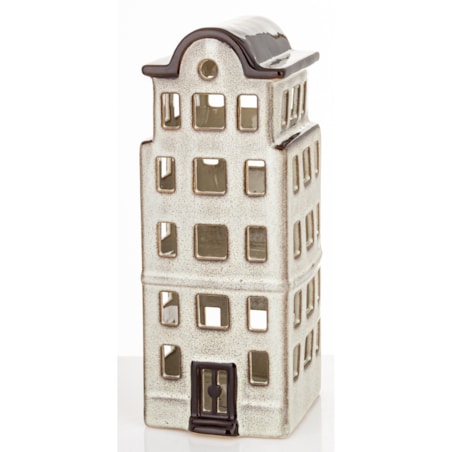 Domek kamienica LED 26x10x11 cm BALAY brązowy