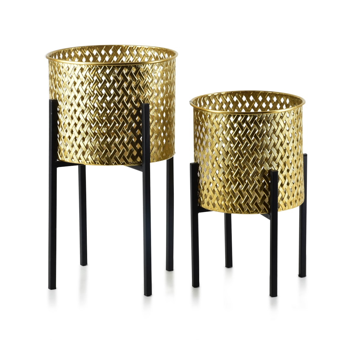 SWEN Komplet 2 doniczek 20xh36,5cm, 18xh29cm