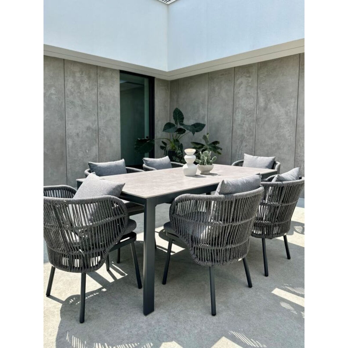 ZESTAW ALUMINIOWY AZZURE SZARY 6