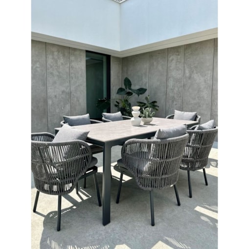 ZESTAW ALUMINIOWY AZZURE SZARY 6