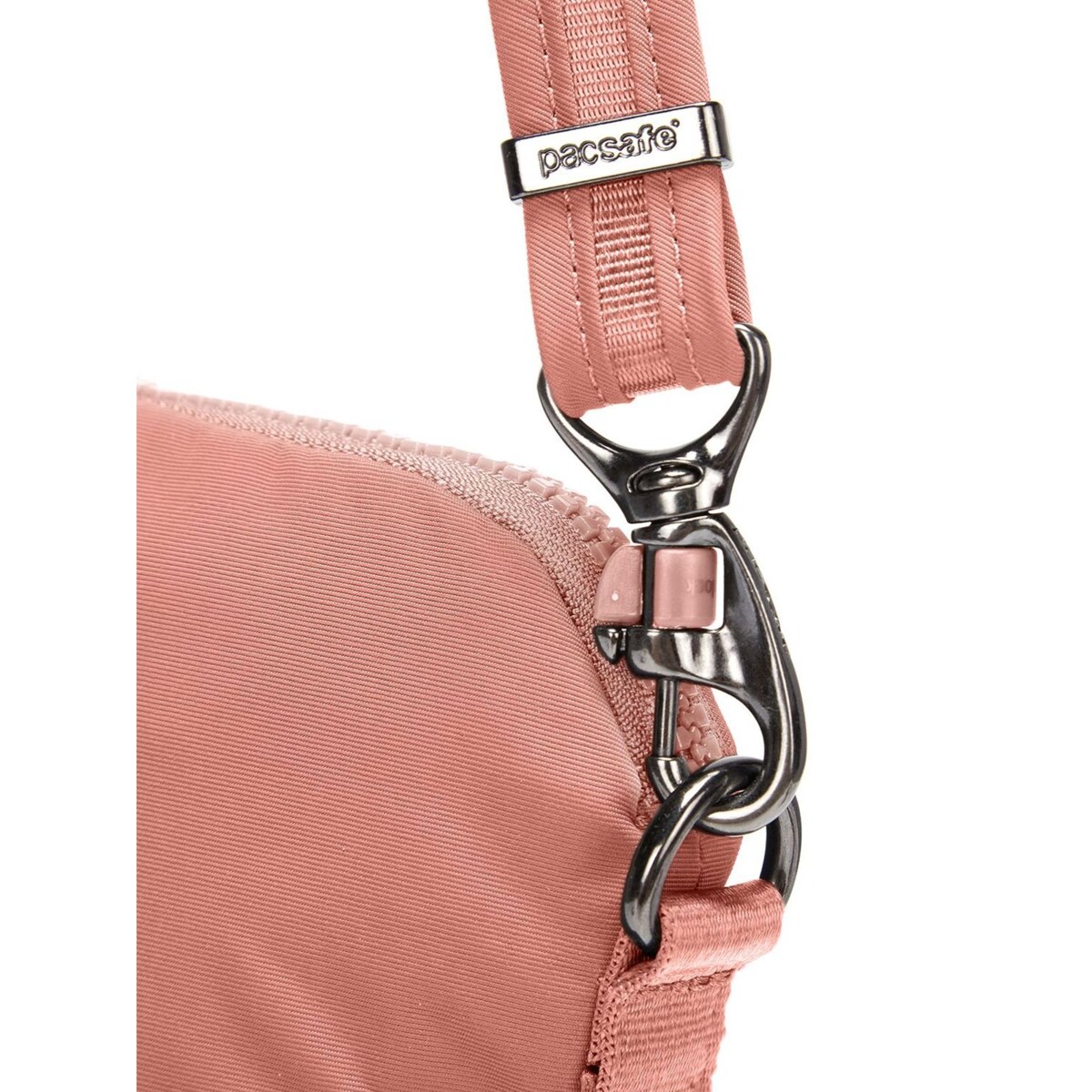 Składana torebka damska antykradzieżowa Pacsafe Citysafe CX Econyl® - różowy