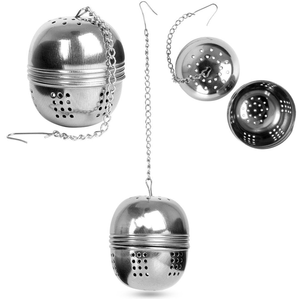 Sitko Zaparzacz do Zaparzania Herbaty Liściastej Ziół Stalowe do Szklanki