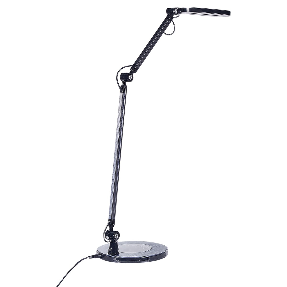Lampa biurkowa LED GRUS Ze ściemniaczem Metal Czarny