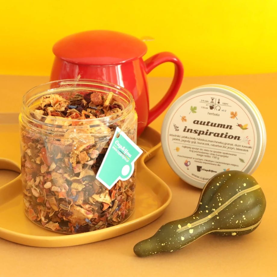 Jesienna rozgrzewająca herbata PREMIUM sypana mieszanka owocowa na jesień