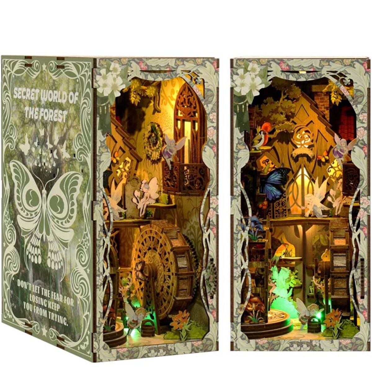 Miniaturowy domek Book Nook - Sekrety lasu