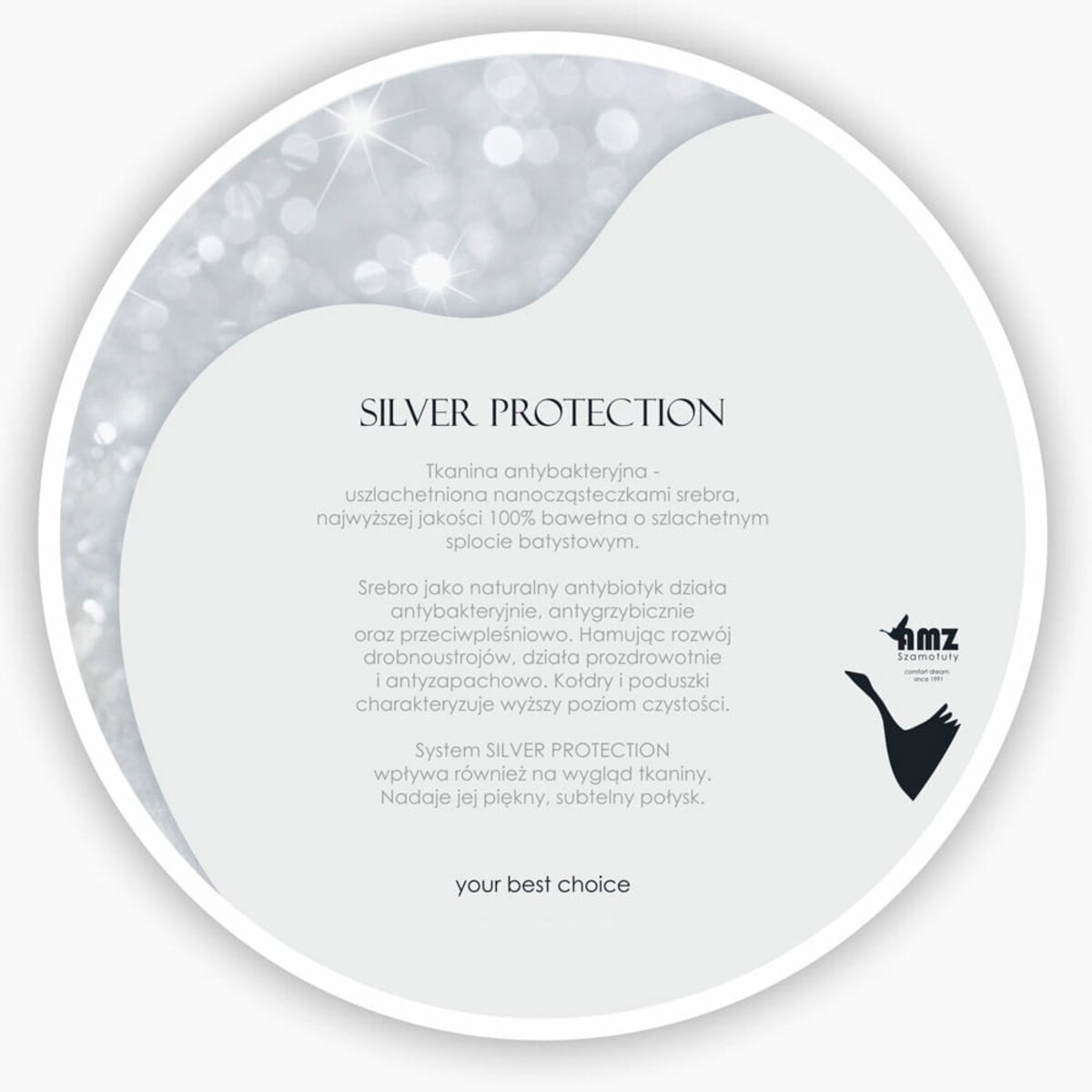 Poduszka Batyst Gładka, 40 x 40 cm, AMZ