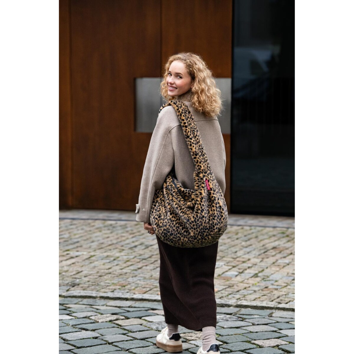 Torba MOONBAG, leo fake fur