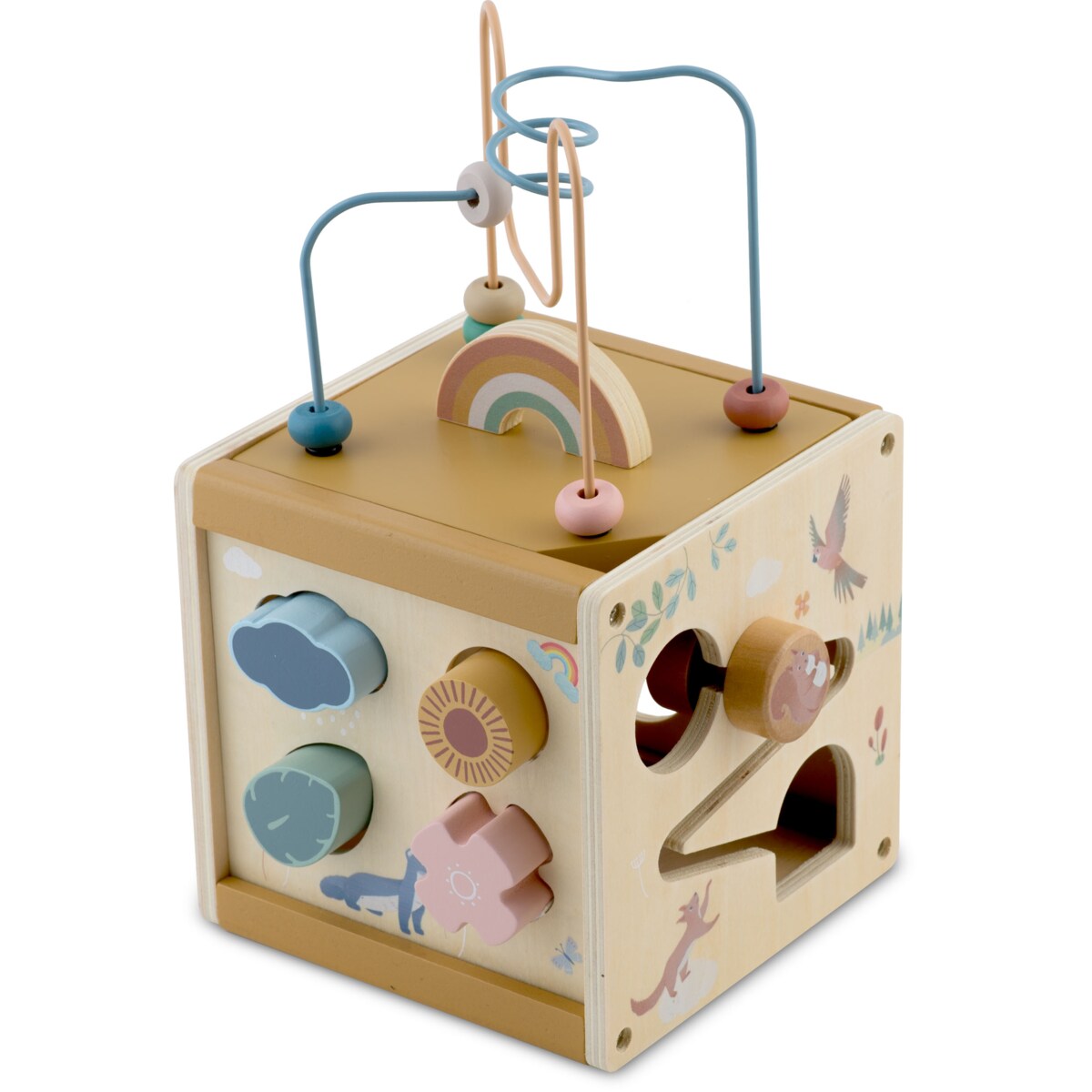 Interaktywna kostka edukacyjna sorter układanka Nukido