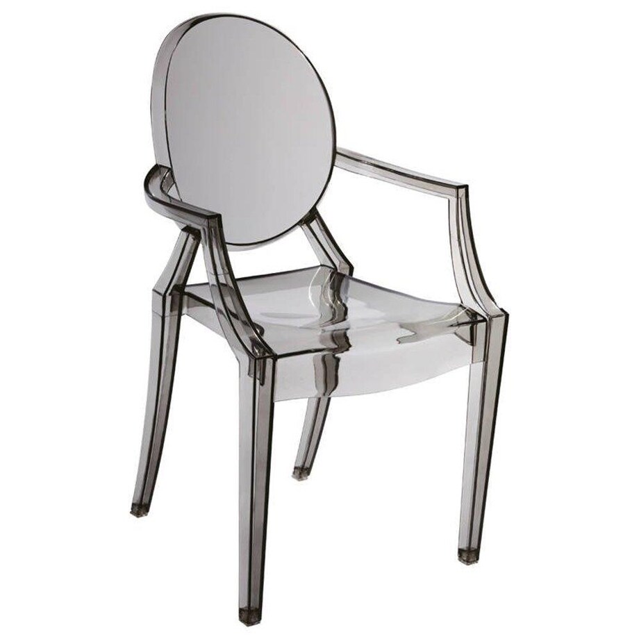 Nowoczesne krzesło SPIRIT MH-006CH-S Moos z podłokietnikami dymione, Step Into Design