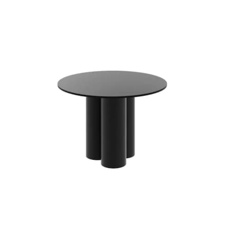 Ława okrągła RAVEO MINI 80x80 czarny mat