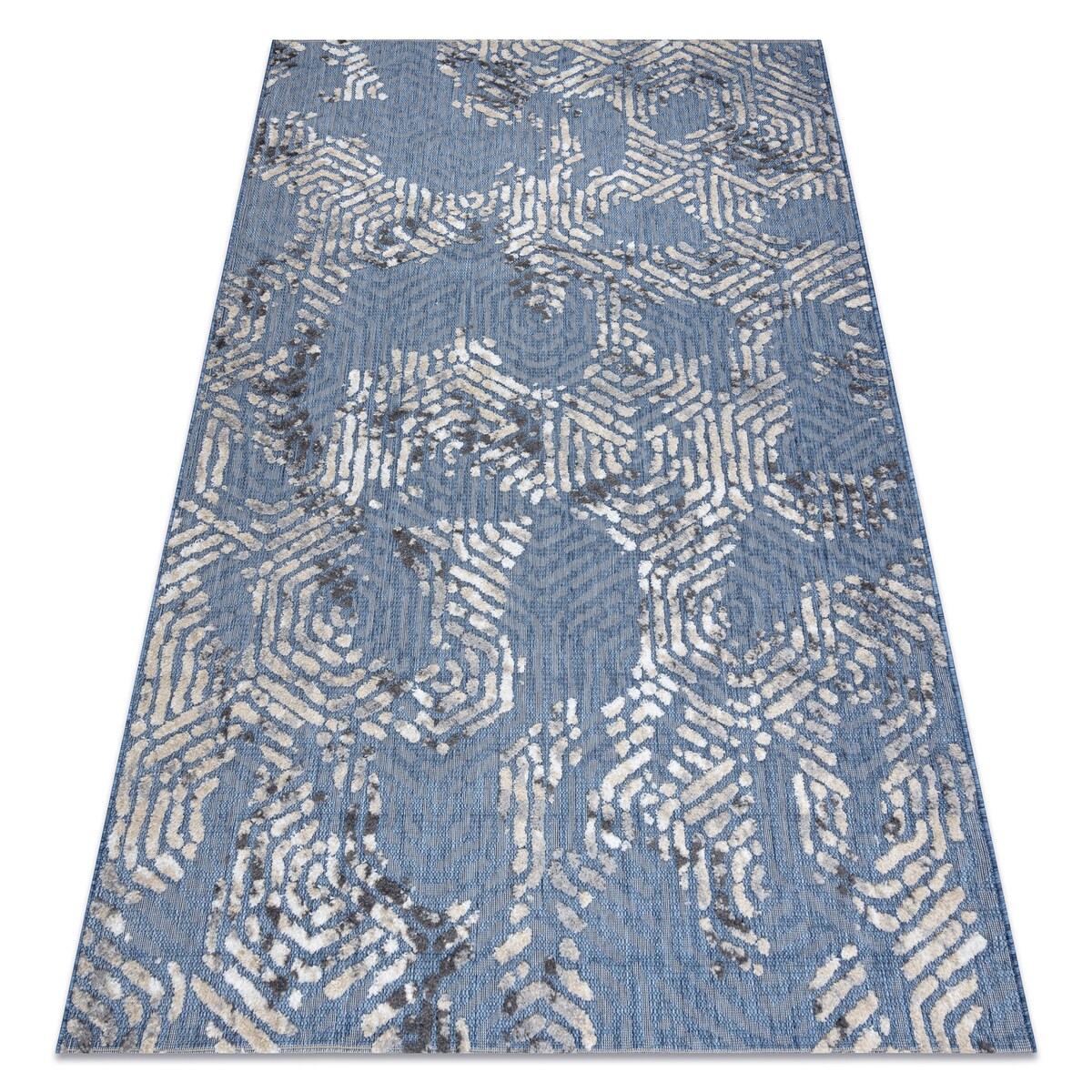 Dywan Strukturalny SOLE D3841 Heksagony - 200x290 cm