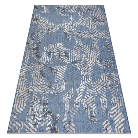 Dywan Strukturalny SOLE D3841 Heksagony - 200x290 cm