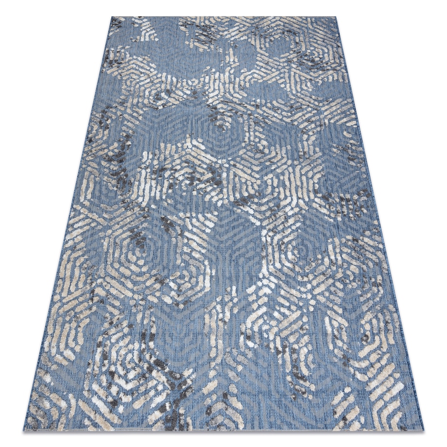 Dywan Strukturalny SOLE D3841 Heksagony - 200x290 cm