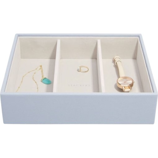 Szkatułka na biżuterię Stackers 3 komorowa classic lawendowa