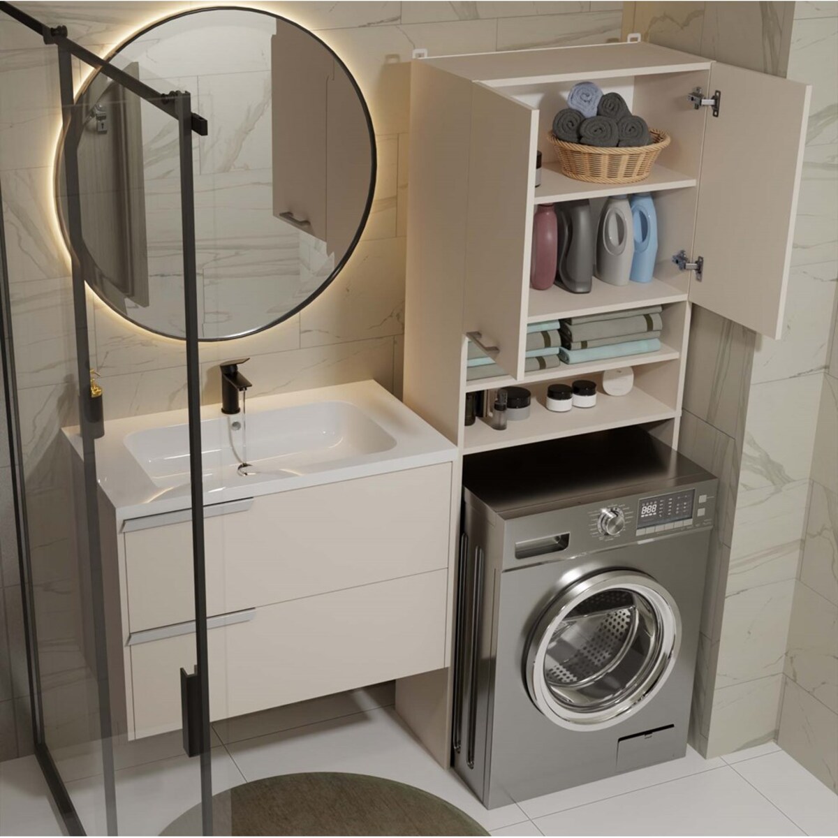 Szafka na pralkę Pola DK KASZMIR