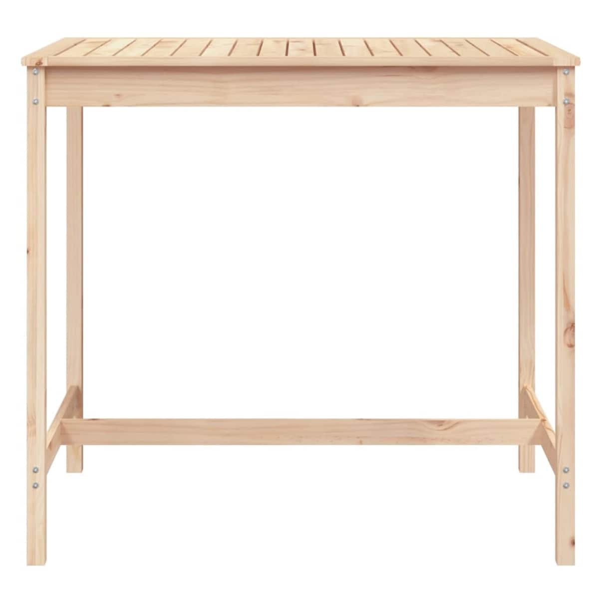 vidaXL Stolik ogrodowy, 121x82,5x110 cm, lite drewno sosnowe
