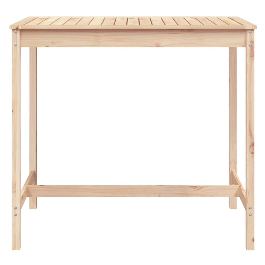 vidaXL Stolik ogrodowy, 121x82,5x110 cm, lite drewno sosnowe