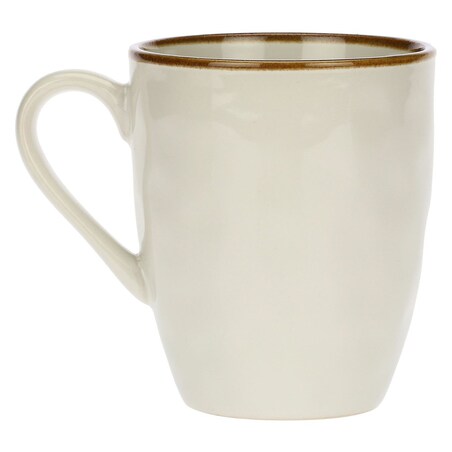 Zestaw 4 kubków z uchwytem Concerto Avorio - Kość słoniowa, 430 ml