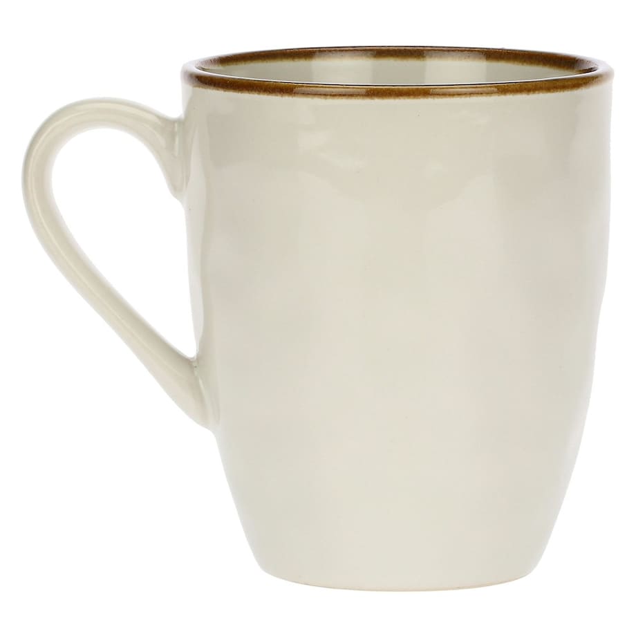 Zestaw 4 kubków z uchwytem Concerto Avorio - Kość słoniowa, 430 ml