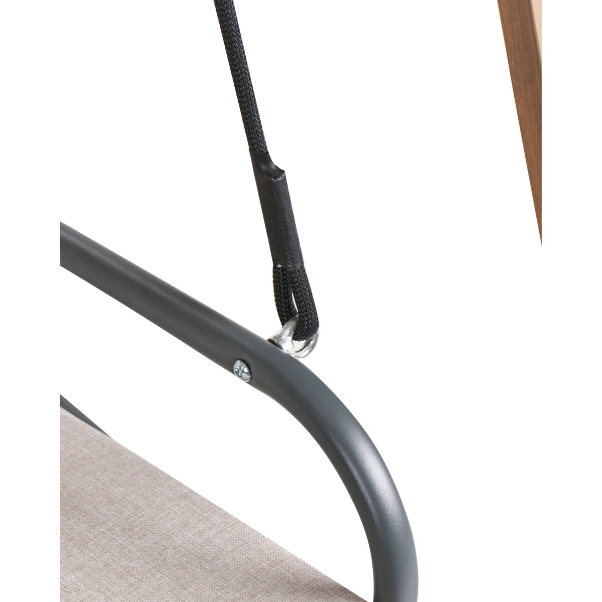 Huśtawka ogrodowa BONAGIA Metal Beżowy